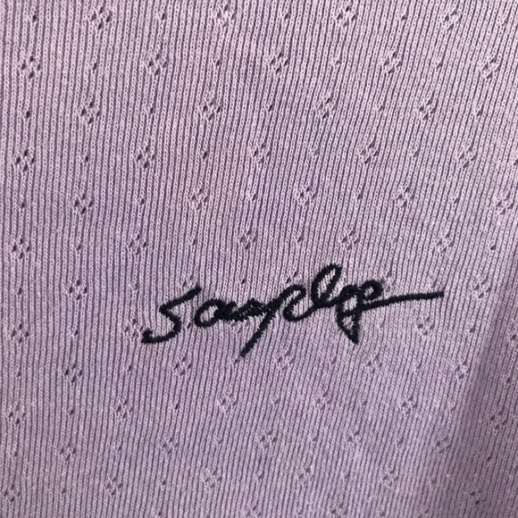 KOREA ALAND Cropped Knit Tee - Picture 3 of 6